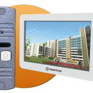 TANTOS PRIME Kit Комплект видеодомофона + Монтаж 