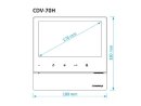 Видеодомофон Commax CDV-70HM2 White